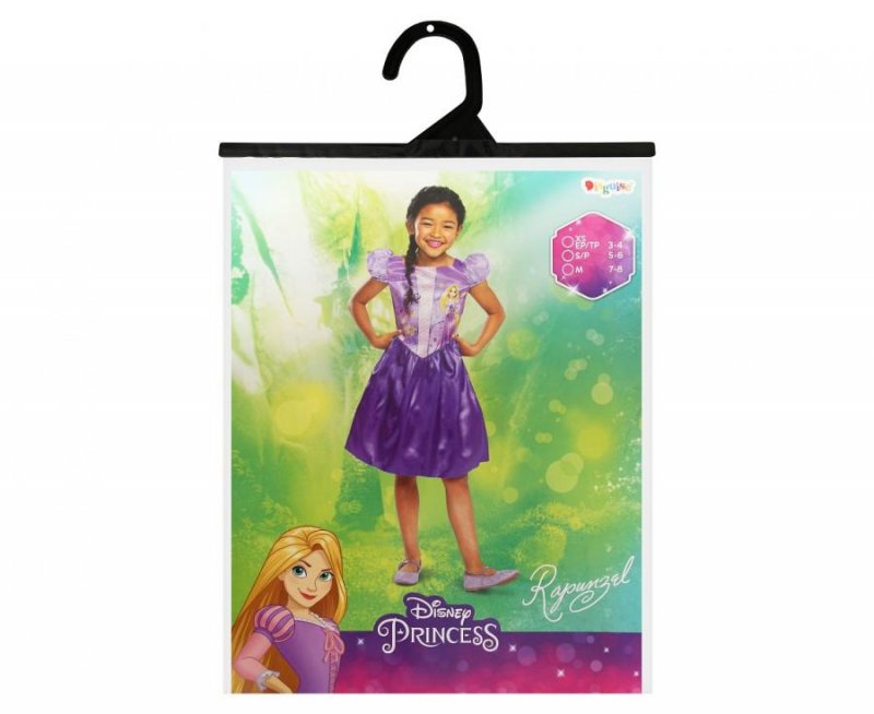 Fato Rapunzel (Princesas Disney) Idade 5-6 Anos