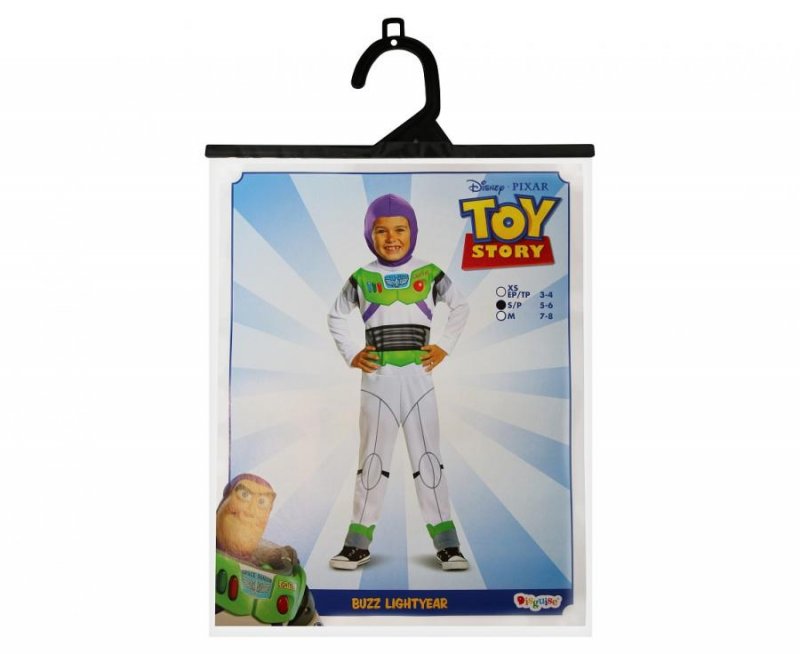 Fato Buzz Lightyear (Toy Story) Idade 4-6 Anos