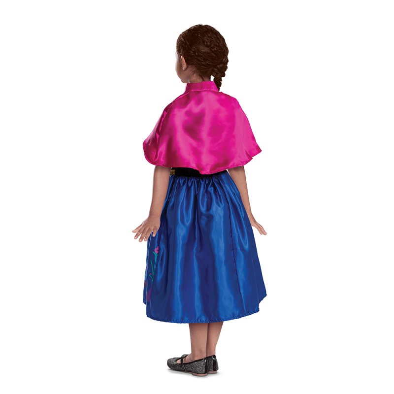 Fato Anna Traveling (Frozen) Classic Idade 7-8 Anos