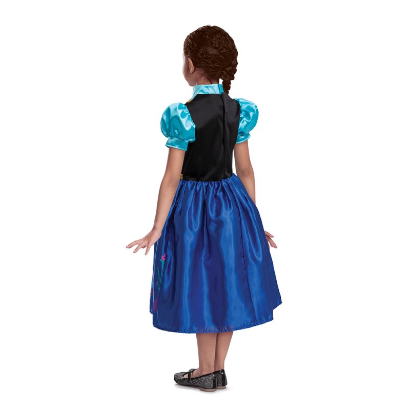 Fato Anna Traveling (Frozen) Classic Idade 7-8 Anos