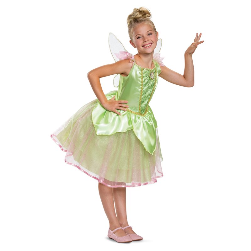 Fato Tinker Bell (Sininho) Deluxe Idade 5-6 Anos