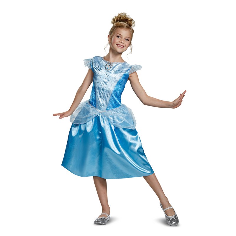 Fato Cinderela (Princesas Disney) Classic Idade 4-6 Anos