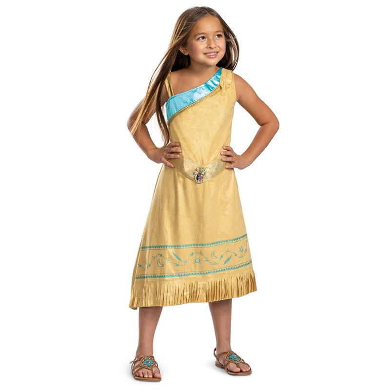 Fato Pocahontas (Princesas Disney) Deluxe Idade 5-6 Anos