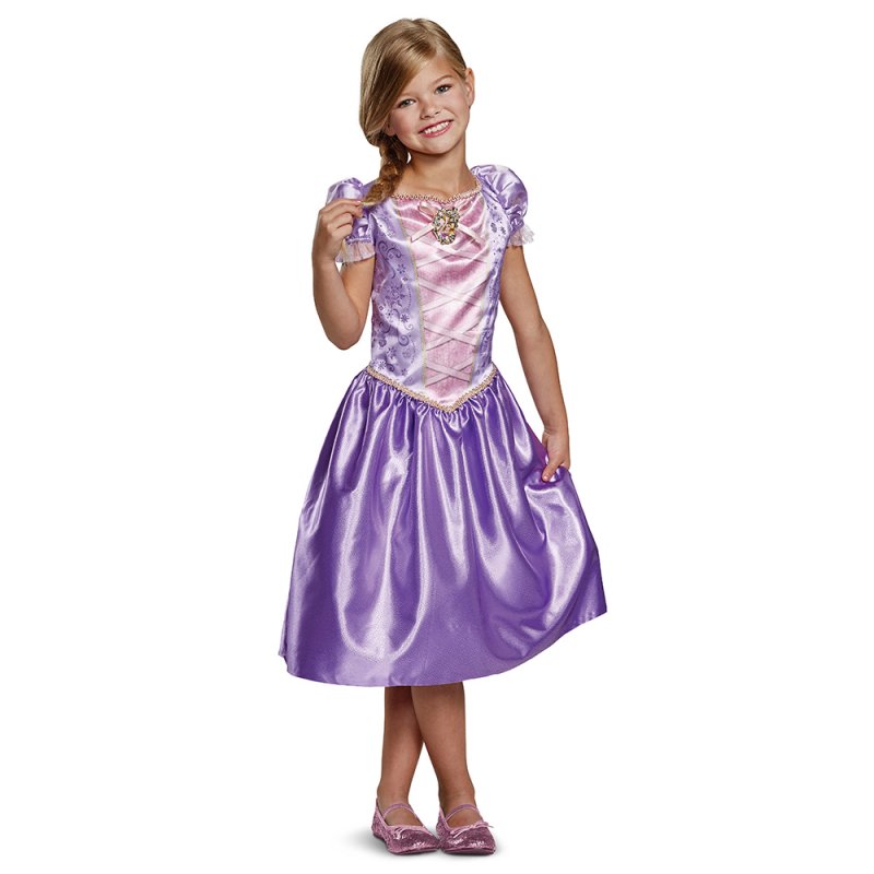 Fato Rapunzel (Princesas Disney) Classic Idade 3-4 Anos