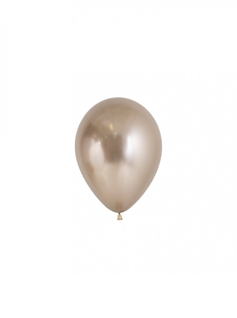 50 Balões latex R5 (12cm) - Reflex Champagne - 971