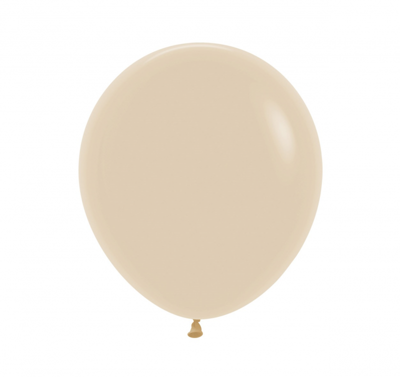 15 Balões latex R18 (45cm) - White Sand - 071