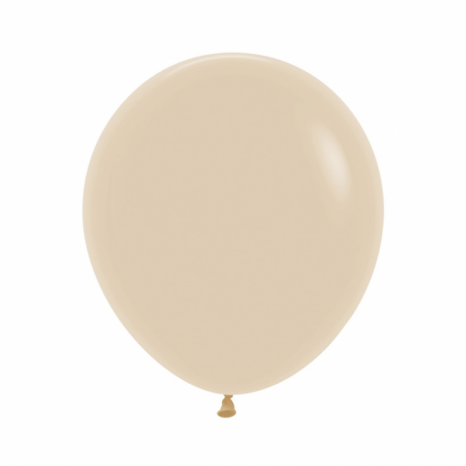 25 Balões latex R18 (45cm) - White Sand - 071