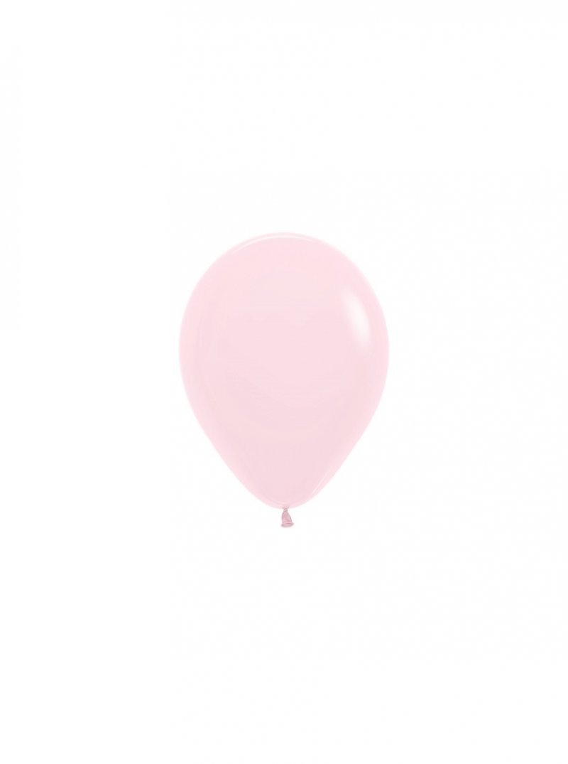 100 Balões latex R5 (12cm) - Pastel Matte Pink - 609