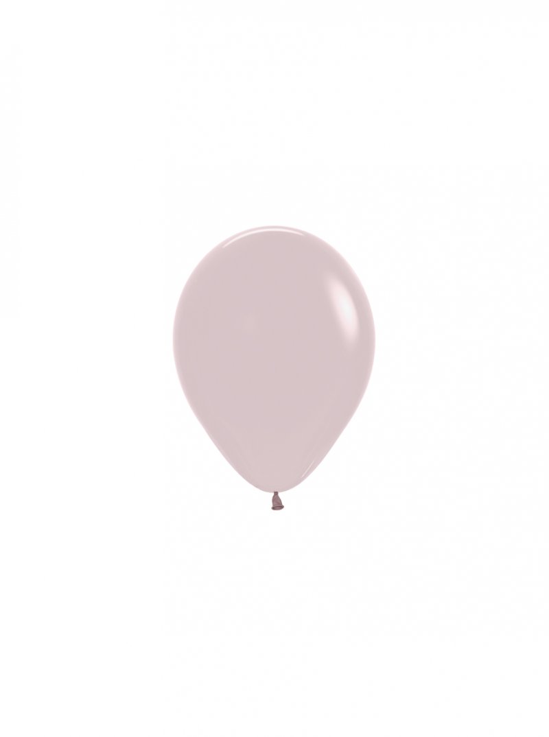 100 Balões latex R5 (12cm) - Pastel Dusk Rose - 110