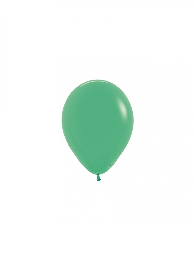 100 Balões latex R5 (12cm) - Green - 030