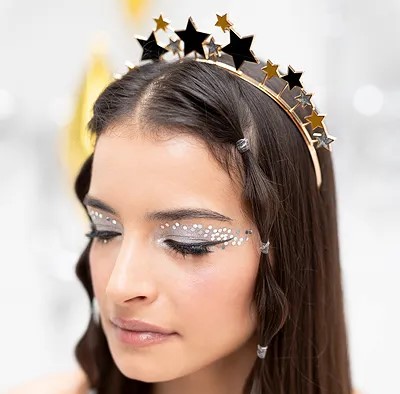 Bandolete Estrelas 17x19.5cm - Ano Novo