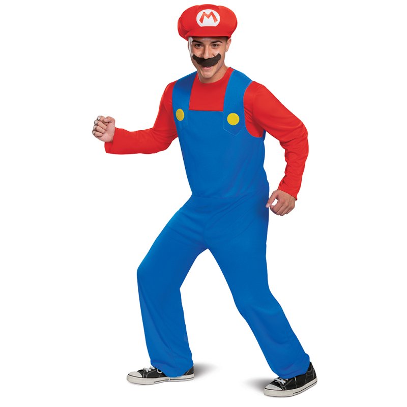 Fato Super Mario Bros Adulto L/XL (42-46)