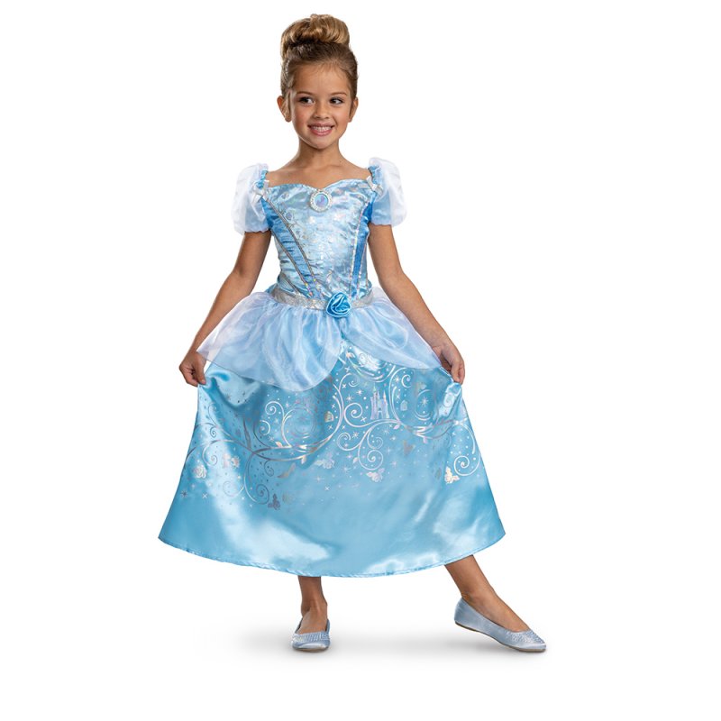 Fato Cinderela (Princesas Disney) Idade 7-8 Anos