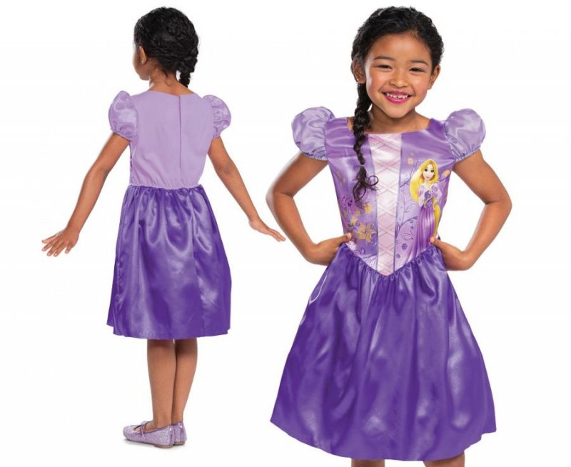 Fato Rapunzel (Princesas Disney) Idade 7-8 Anos