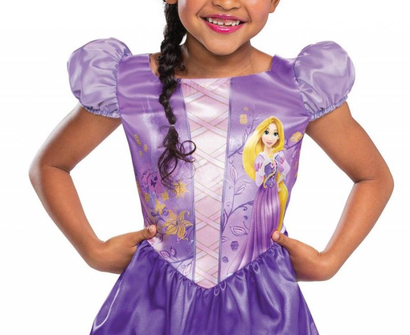 Fato Rapunzel (Princesas Disney) Idade 7-8 Anos
