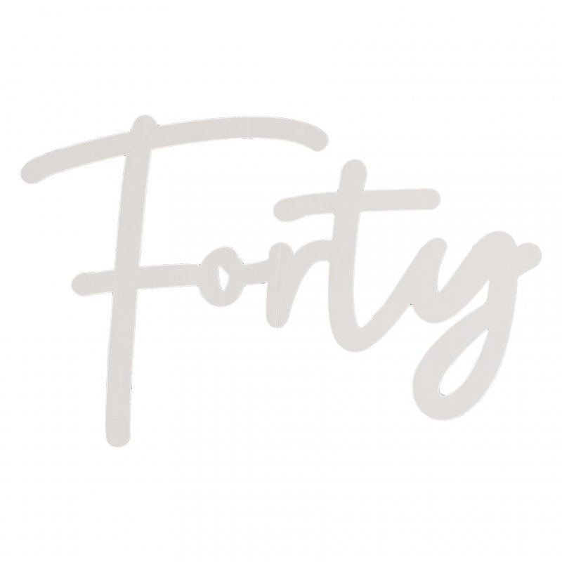 Decoração de arco de balões 'Fourty'