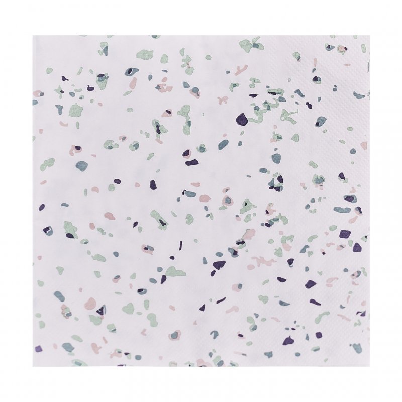 16 Guardanapos Terrazzo Print
