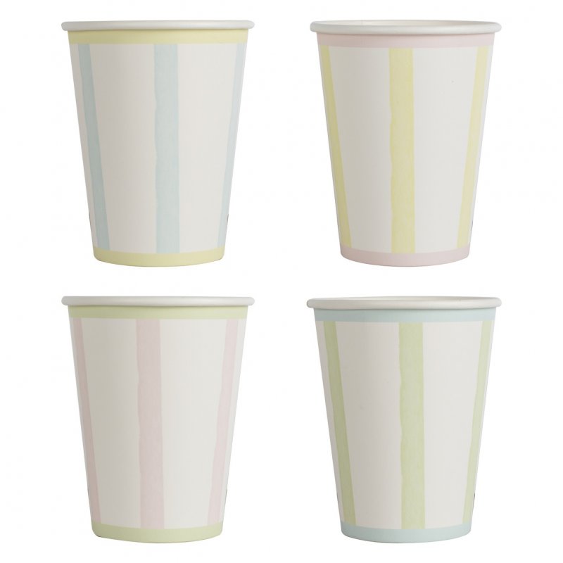 8 Copos 266ml Pastel Gingham 