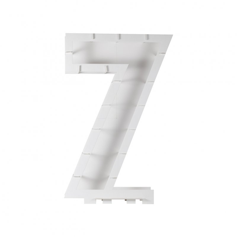 Moldura de Número 7 para balões 81x58x14cm