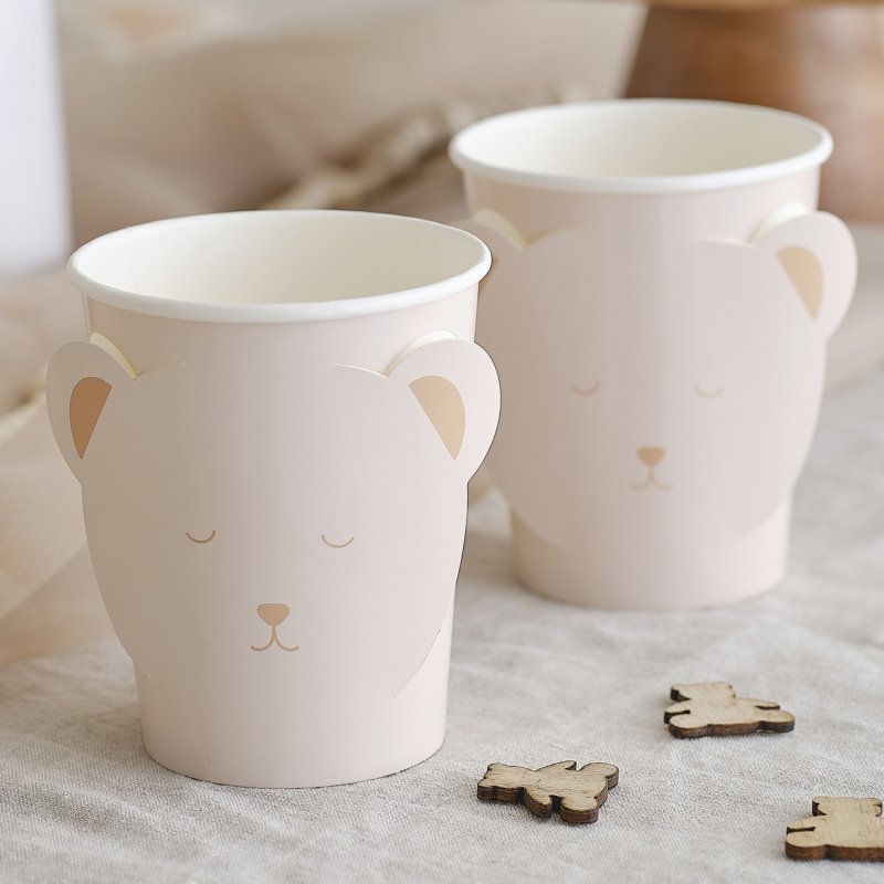 8 Copos Teddy Bear