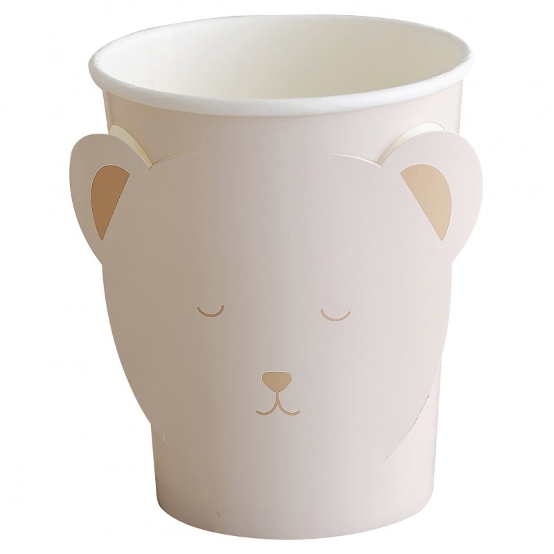 8 Copos Teddy Bear