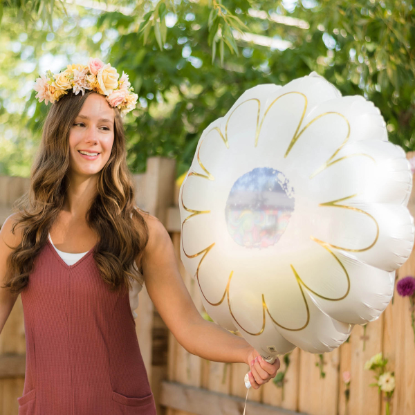 Balão Foil 53cm Flor Margarida