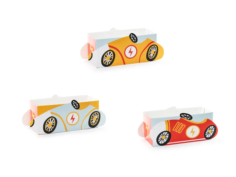 3 Caixas de Pipocas Carros