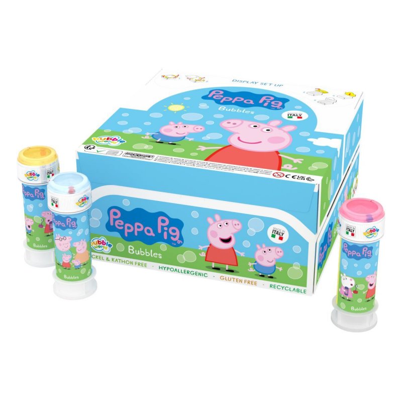 36 Bolas de Sabão 60ml Peppa Pig