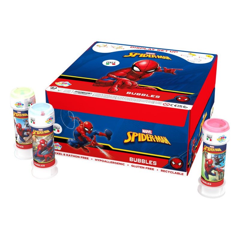 36 Bolas de Sabão 60ml Spider-Man (Homem-Aranha)
