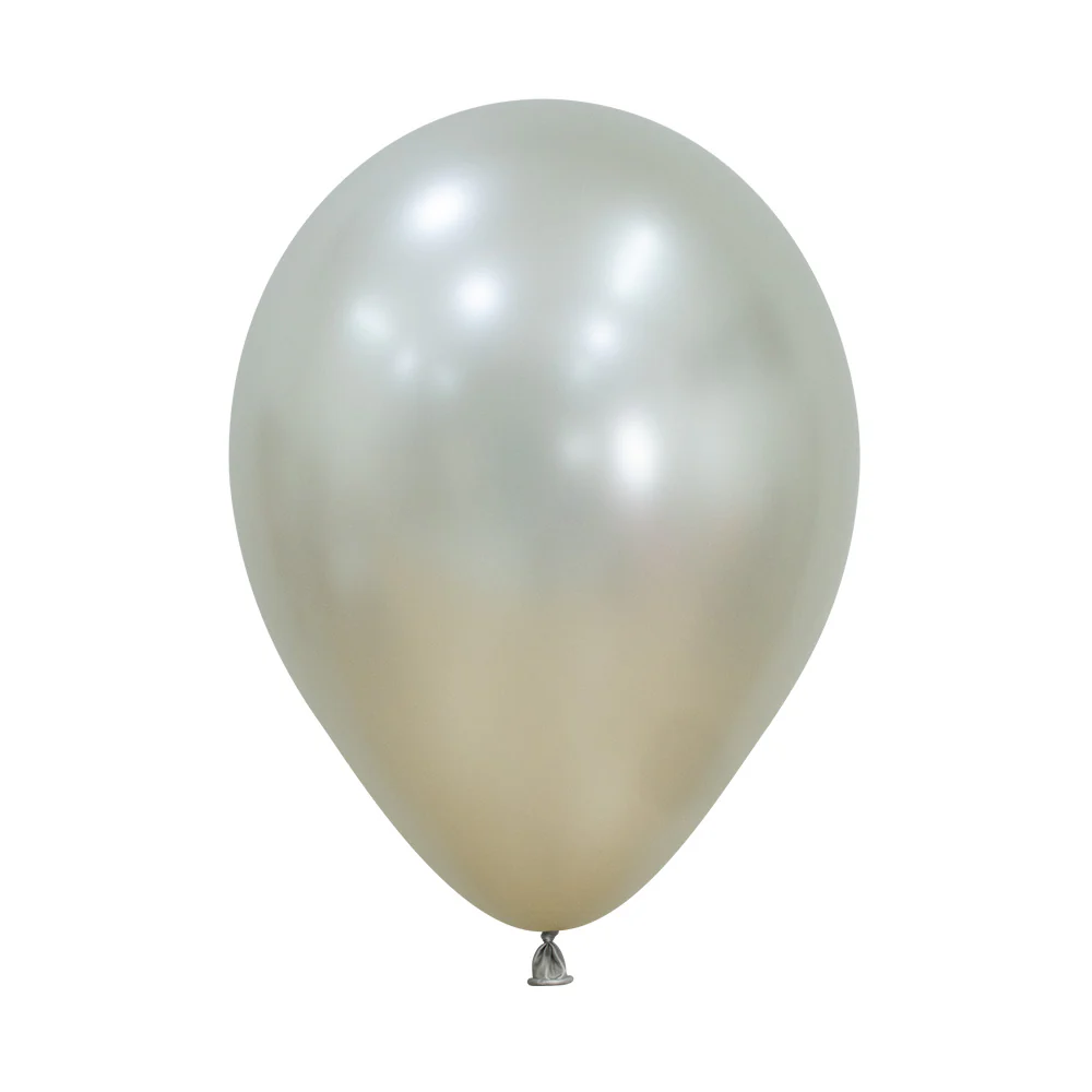 50 Balões latex R5 (12cm) - Silk Cream Pearl - 873