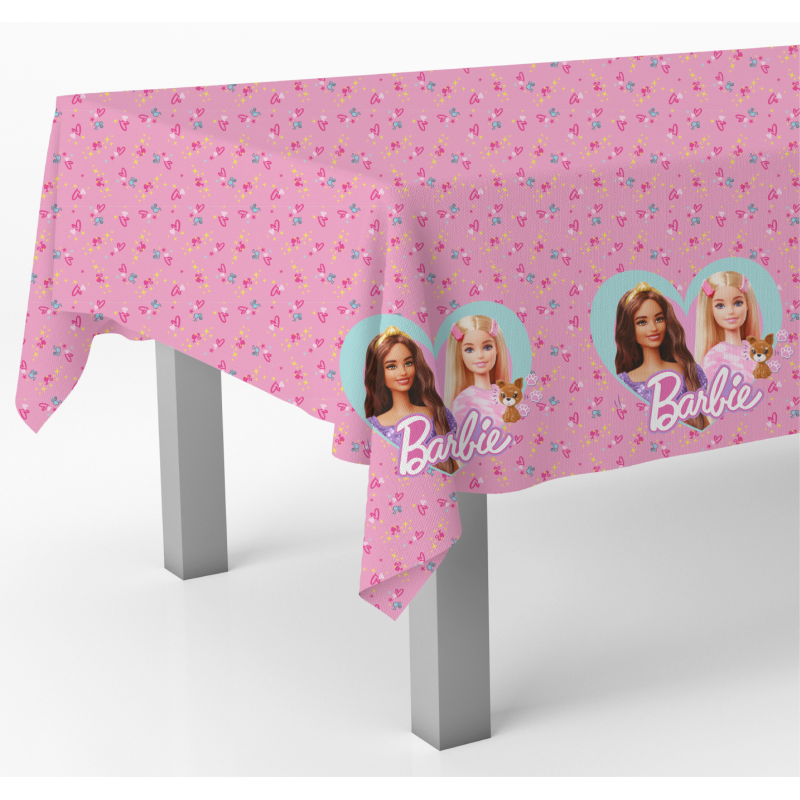 Toalha de mesa 120x180cm Barbie