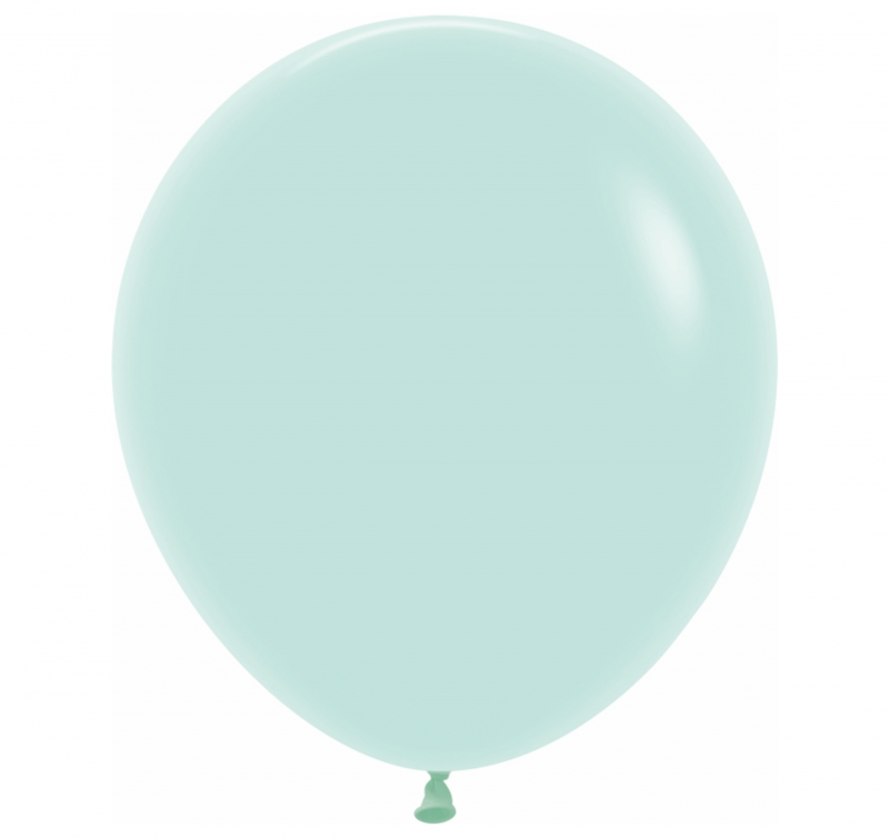 15 Balões latex R18 (45cm) - Pastel Matte Green - 630