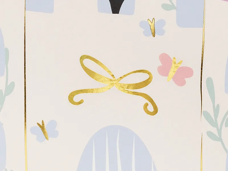 Saco para Presente 14x8x20cm Castelo