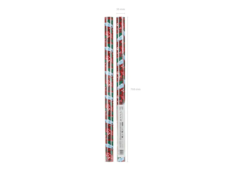 Papel de embrulho 70x200cm Carro Natal