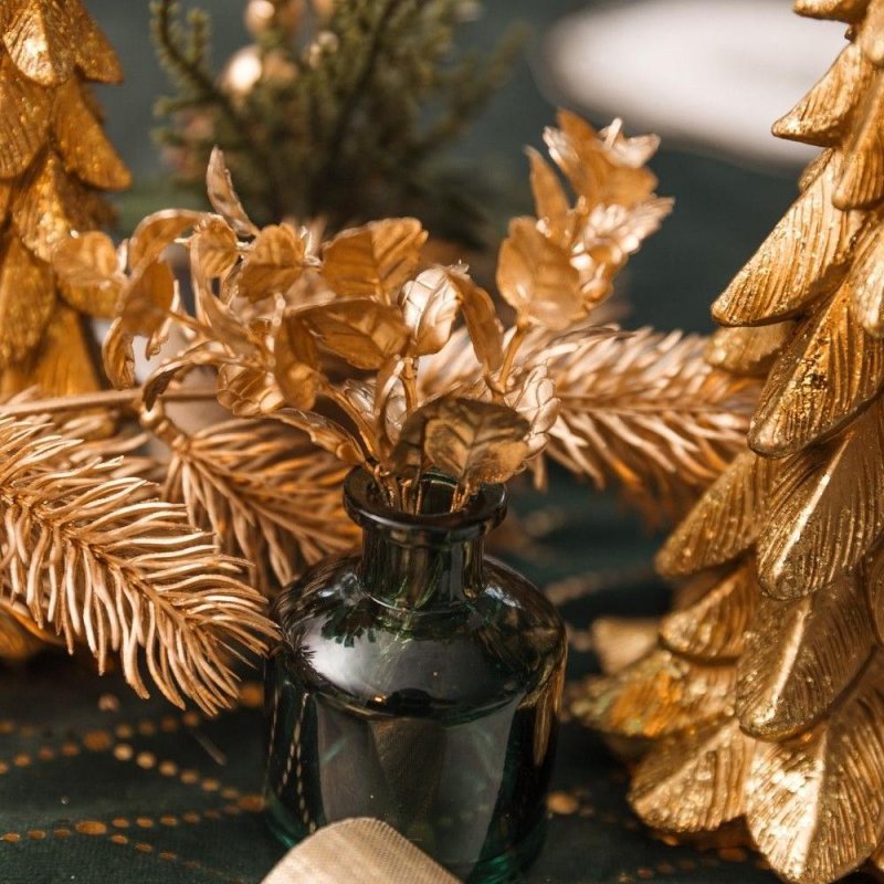 Vaso Alba Inglês Verde Vidro Ø8x11cm - 390ml