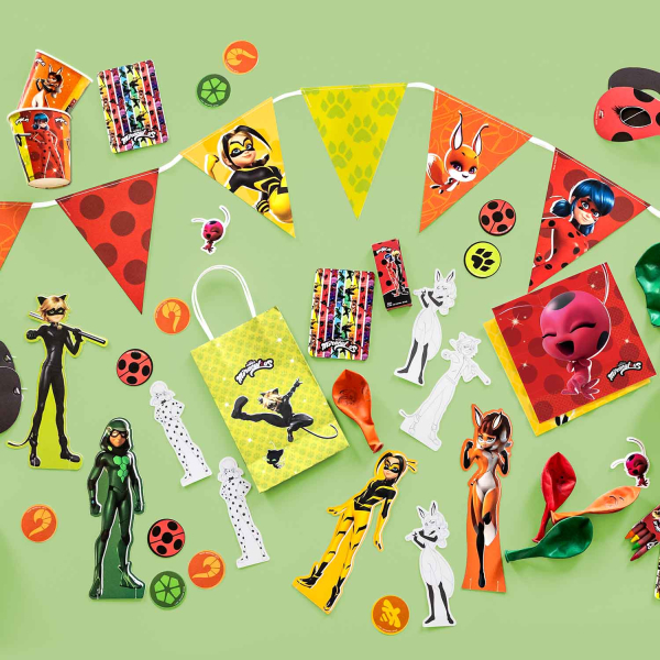 Pack 24 Brindes LadyBug Miraculous