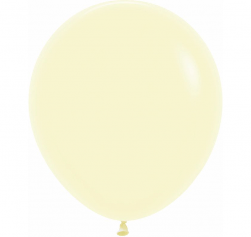 15 Balões latex R18 (45cm) - Pastel Matte Yellow - 620