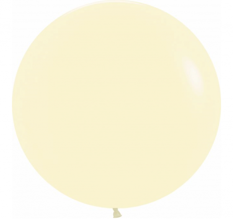 10 Balões latex R24 (60cm) - Pastel Matte Yellow - 620