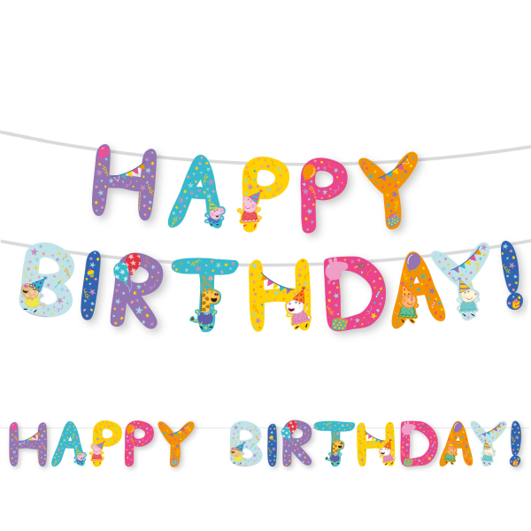 Grinalda Happy Birthday Pepa Pig 3,2 m