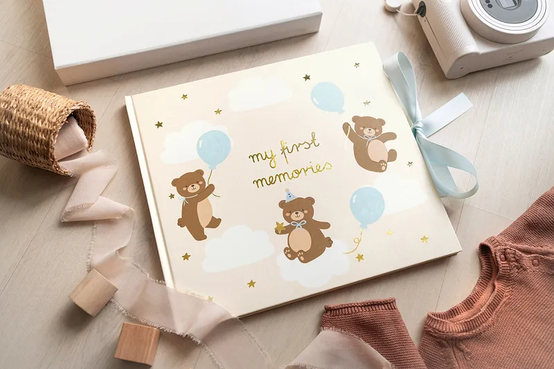 Álbum de fotografias Teddy Bear - 50 páginas 28x25cm