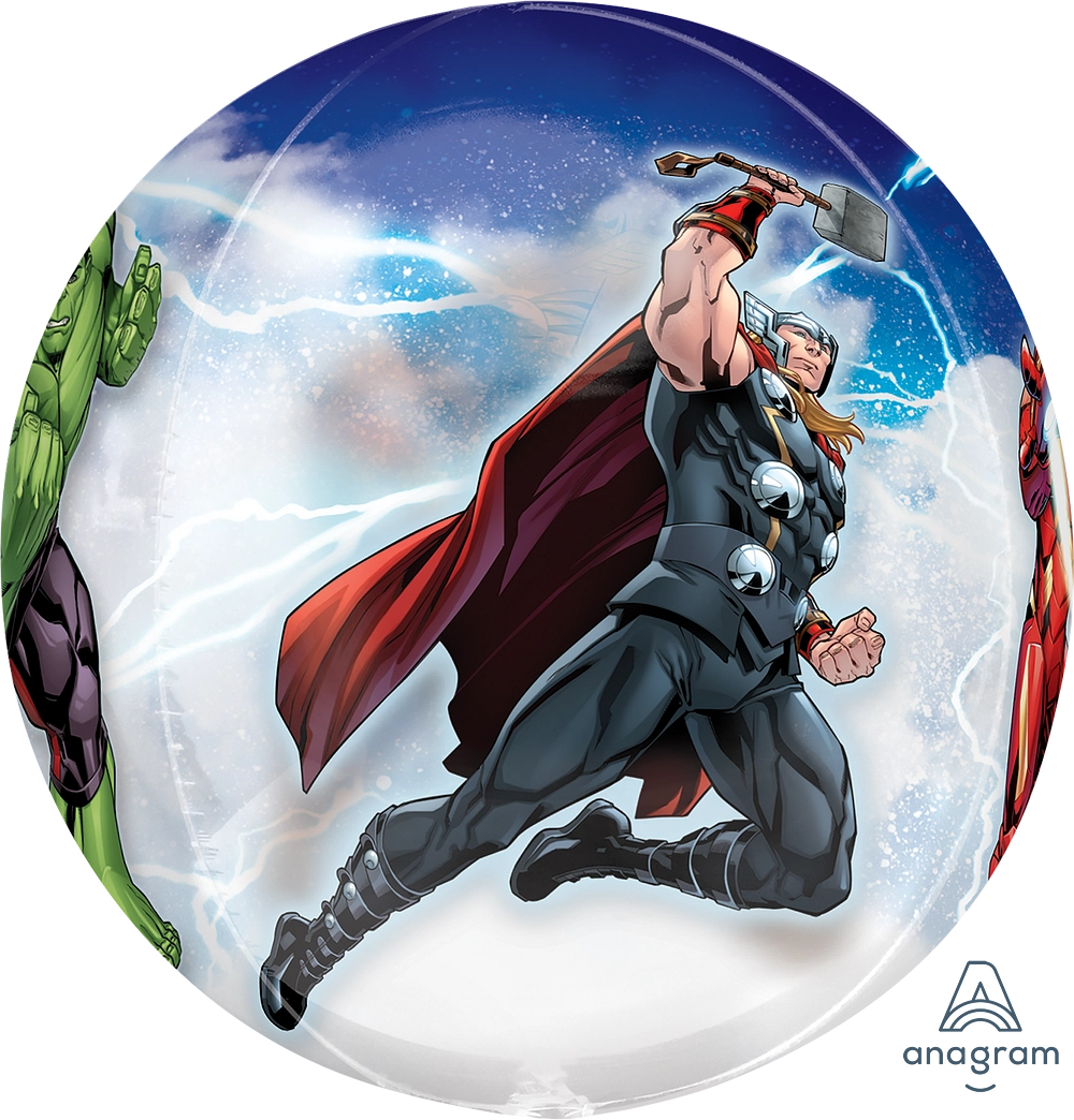 Balão Foil Orbz 38x40cm Avengers
