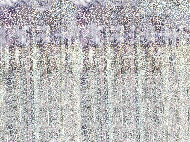 Cortina 100x200cm Holográfico