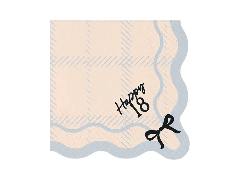 12 Guardanapos 33cm Happy 18