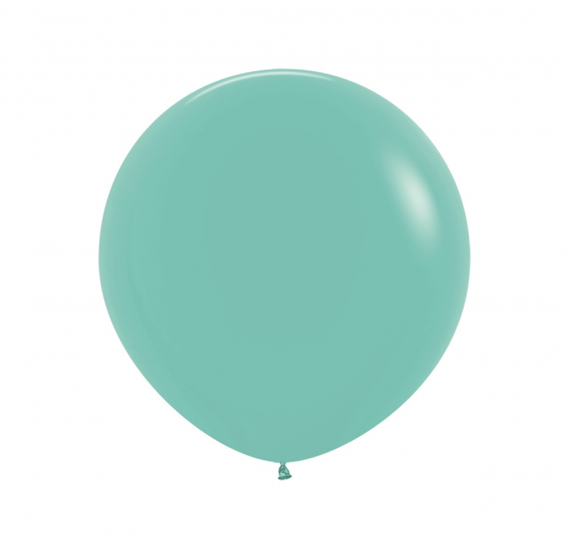 10 Balões latex R24 (60cm) - Aquamarina - 037