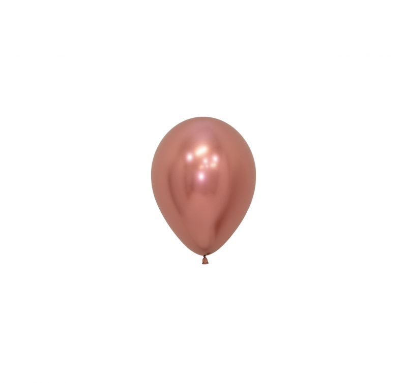 50 Balões latex R5 (12cm) - Reflex Rose Gold - 968