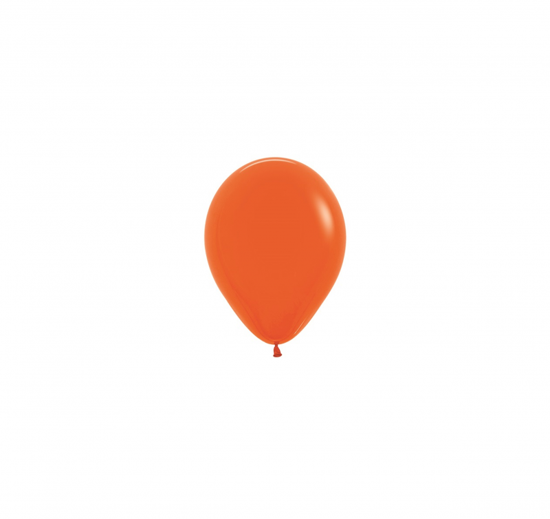100 Balões latex R5 (12cm) - Orange - 061
