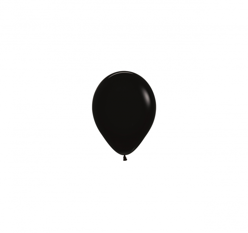 100 Balões latex R5 (12cm) - Black - 080