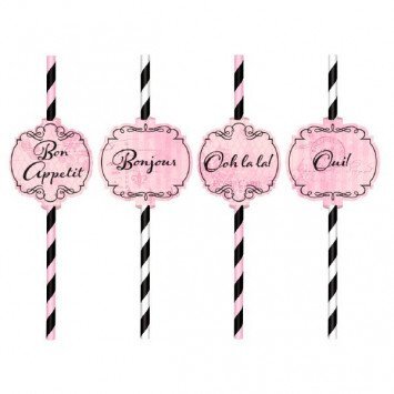 12 Palhinhas Papel A Day in Paris