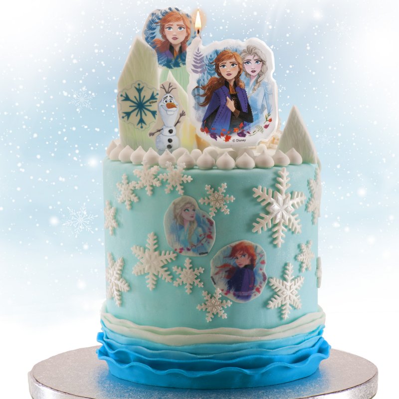 Vela de Aniversário 2D 7,5cm Frozen