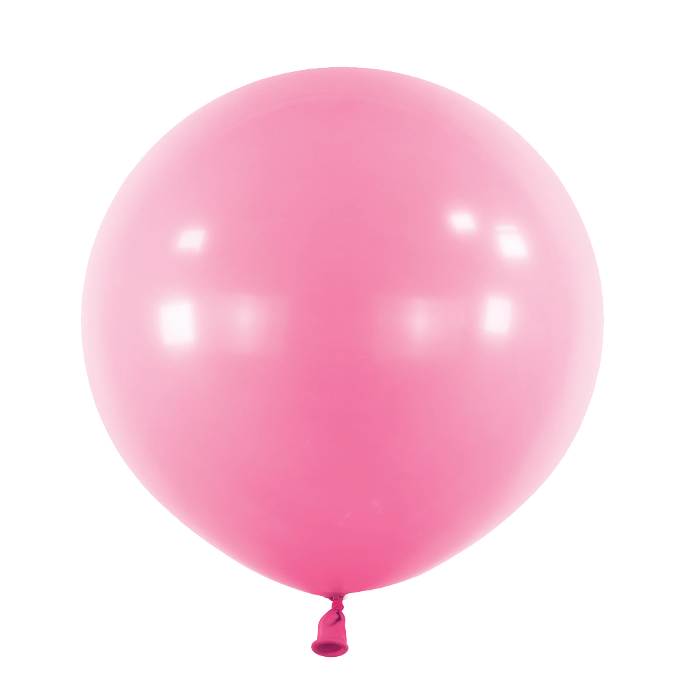 4 Balões latex 24'' (61cm) Standard Pink